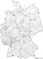 Karte der KFZ-Kennzeichen in Deutschland ab Juli 2007, PNG-File, auch als SVG verfügbar