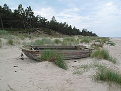 Slītere National Park at Cape Kolka includes several Livonian fishing villages of the Livonian Coast. (Livonian: Līvõd Rānda)