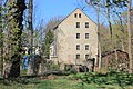 Kupfermühle; Wohnhaus mit Mühlenanbau sowie Mühlgraben und Steindeckerbrücke