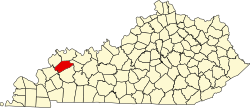 Koartn vo Webster County innahoib vo Kentucky