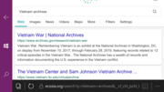 Sličica za Slika:The search "Vietnam Archives" showing Vietnam War-related archives as the first result (2021) 02.png