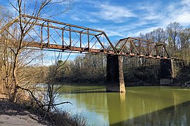 2021-03-12 Milstead, AL - Tallapoosa River Railroad Bridge (Tallassee and Montgomery Railway).jpg