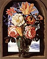 Composed Bouquet of Spring Flowers, eftir Ambrosius Bosschaert, um 1620 (Louvre Museum)