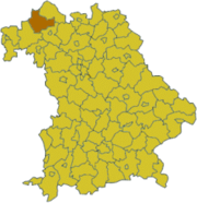ბად-კისინგენის რაიონი რუკაზე