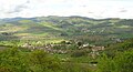 Berzé-la-Ville vue depuis le mont de la Fâ. Vue sur Sologny.