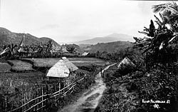 Pemandangan desa ring wawidangan Palembayan warsa 1920-an