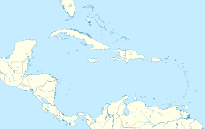 Mapa de localización de Mar Caribe