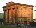 Curzon Street railway station, side view