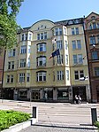 Building hosting the embassy in Helsinki