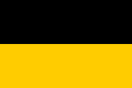Vlag van de Habsburgse monarchie werd gebruikt in het Koninkrijk Hongarije (1526-1848, 1849-1867)