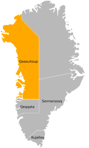 Kart over Qaasuitsoq