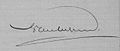 Handtekening Johannes Corstianus van Osselen (1830-1896)