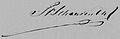 Handtekening Pieter van Schravendijk (1806-1869)