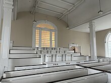 East pulpits in the upper court of the Kirtland Temple