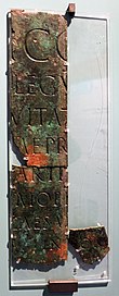 Ehreninschriften (CIL 000005V, 1838, CIL 000005V, 1839), heute Cividale, Museo Archeologico Nazionale