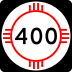 State Road 400 marker