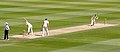 Pollock bowling to Hussey.