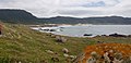 Praia do Trece desde a ladeira do monte Branco.