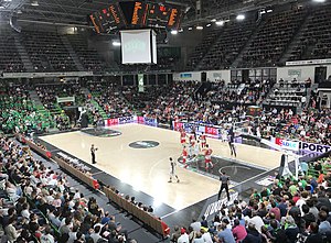 Spiel von ASVEL gegen Cholet Basket im September 2017