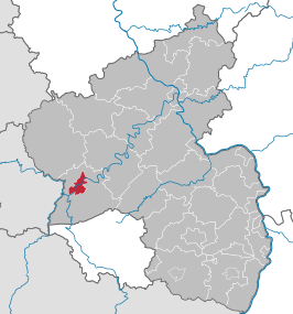 Kaart van Trier