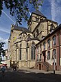 Deutsch: Trier, Liebfrauenstraße 1: Katholische Pfarrkirche Liebfrauen, rechts davon Liebfrauenstraße 1: Bischofshof