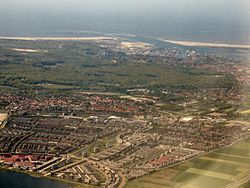 Pogled iz zraka na Velserbroek i IJmuiden