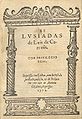 Os Lusíadas de 1572, de Luís de Camões