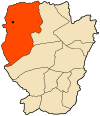 Location of Kasdir within Naâma Province