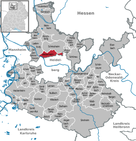 Kaart van Dossenheim