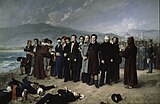 Antonio Gisbert Pérez, Die teregstelling van Torrijos en sy trawante op die strand by Málaga, 1882