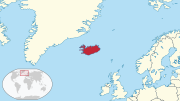 Localización de Islandia