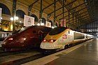 Thalys- en Eurostartreinen in Paris-Nord