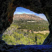 La Sierra Alácera vista desde la Piedra Agujereá