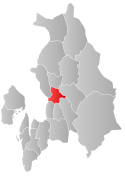 Skedsmo municipality within the county of Akershus