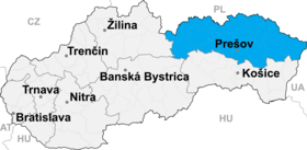 Localisation de Stará Ľubovňa