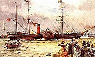 4 ביולי 1840 – ספינת הקיטור RMS Britannia עוזבת את ליברפול בדרכה להליפקס בקו הנוסעים הטרנס-אטלנטי הראשון