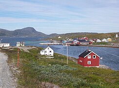 View of the fishing village of Repvåg