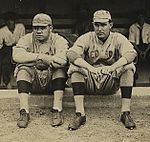 Babe Ruth och Ernie Shore.