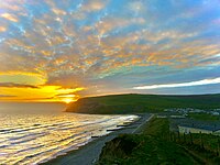 St Bees South Head at sunset