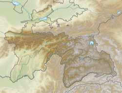 1911 Sarez earthquake is located in Tajikistan