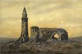 Развалины ханской усыпальницы и Малый минарет в Болгарах, Иван Шишкин (1861)