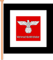 Flaga dowódcy oddziałów Wehrmachtu na terenach okupowanych nieobjętych administracją wojskową