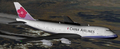 A CG render of B-18255, the Boeing 747 on China Airlines Flight 611 that disintegrated in mid-air.