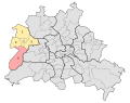Deutsch: Wahlkreis Spandau 5 für die Wahlen zum Abgeordnetenhaus von Berlin. Stand 2006