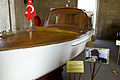 The Presidential Standard hanging on Atatürk's yacht.