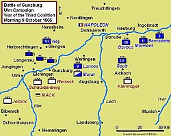 Slaget ved Günzburg, 9. oktober 1805