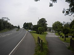 Bypass and old road, Lowdham - geograph.org.uk - 3713824.jpg