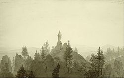 Statue of the Madonna in the Mountains 1804