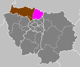 Arrondissement di Sarcelles – Localizzazione