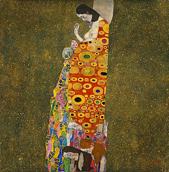 Hope II by Gustav Klimt